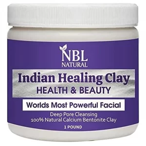 Indian Healing Clay Face Mask Grey 450g