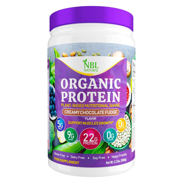 Plant Based Organic Protein Creamy Chocolate Fudge Powder