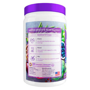 Plant Based Organic Protein Creamy Chocolate Vanilla Powder - Image 2