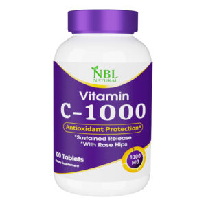 Vitamin C 1000 mg, Sustained Release with Rose Hip, Antioxidant Protection*