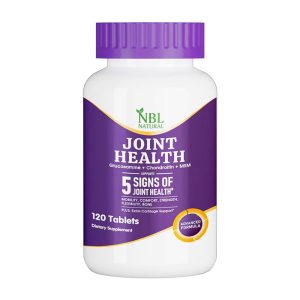 NBL Natural Advanced Glucosamine Chondroitin MSM Joint Support Supplement, Supports Mobility Comfort Strength Flexibility & Bone - 120 Tablets