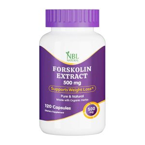NBL Natural Forskolin Extract 500mg, Metabolism Booster, Cardiovascular, 120 Capsules